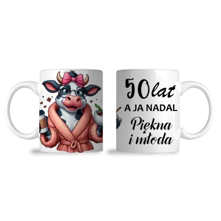 PREZENT NA 30 40 50 60 70 80 URODZINY DLA KOBIETY KUBEK + PODUSZKA ZESTAW