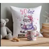 PREZENT NA 30 40 50 60 70 80 URODZINY DLA KOBIETY KUBEK + PODUSZKA ZESTAW