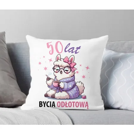 PREZENT NA 30 40 50 60 70 80 URODZINY DLA KOBIETY KUBEK + PODUSZKA ZESTAW