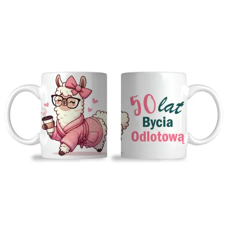 Kubek na 30 40 50 60 70 80 urodziny DLA KOBIETY