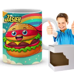 Zing Bites Snack Stars –  Super Burger Kubek z Imieniem!