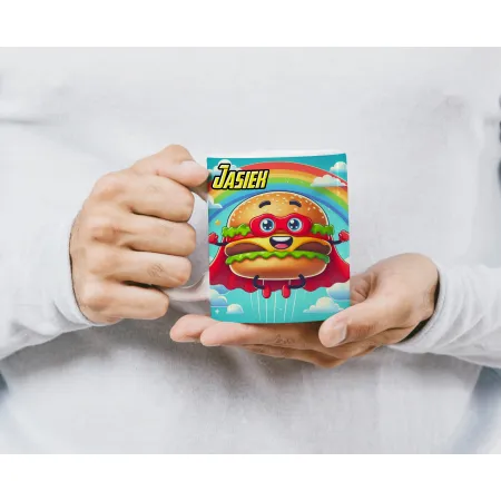Zing Bites Snack Stars –  Super Burger Kubek z Imieniem!