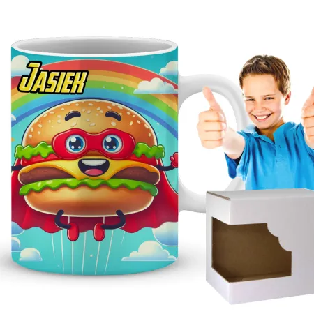 Zing Bites Snack Stars –  Super Burger Kubek z Imieniem!