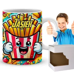 Zing Bites Snack Stars –  Super Frytki Kubek z Imieniem!