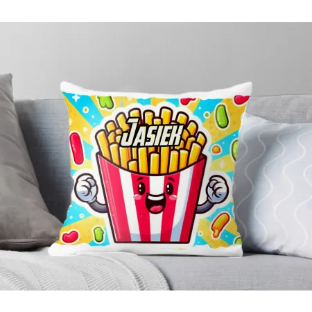 Zing Bites Snack Stars – Zestaw Super Frytki : Poduszka + Kubek z Imieniem!
