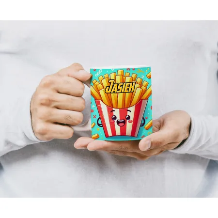 Zing Bites Snack Stars – Zestaw Super Frytki : Poduszka + Kubek z Imieniem!
